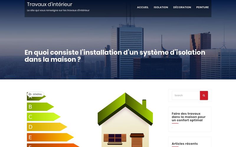 Travaux d'intérieur - Le site qui vous renseigne sur les travaux d'intérieur